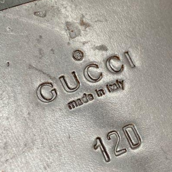 Gucci Authentic Mens Brown Beige Open Toe Slip-On Thong Sandals Size 12D - Picture 7 of 8